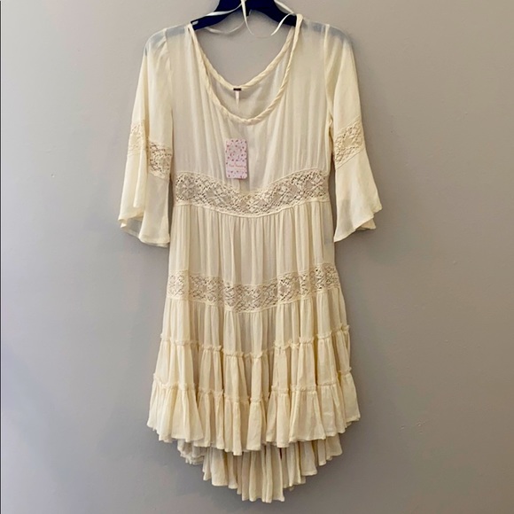 Free People Dresses & Skirts - New Free People cream dress Sz XS